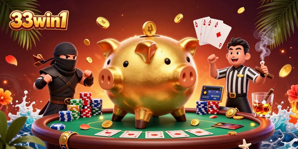Experience thrilling casino action with 33win1 in a dynamic 3D gaming environment.